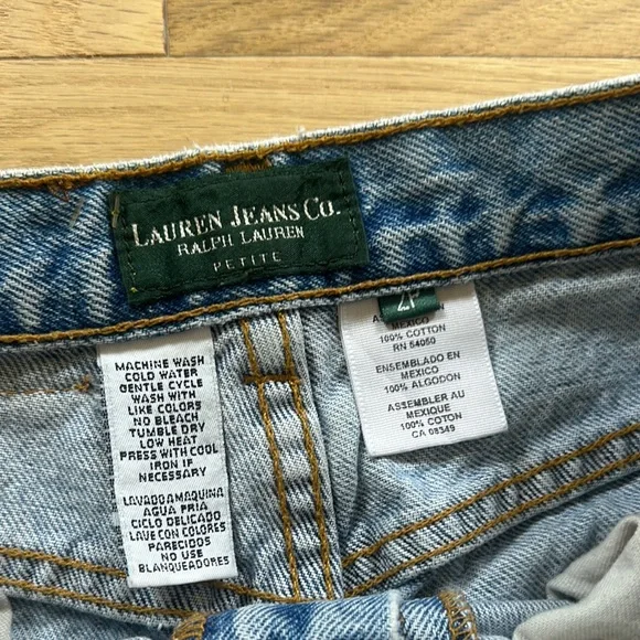 Ralph Lauren High Rise Blue Jeans - Picture 2 of 2